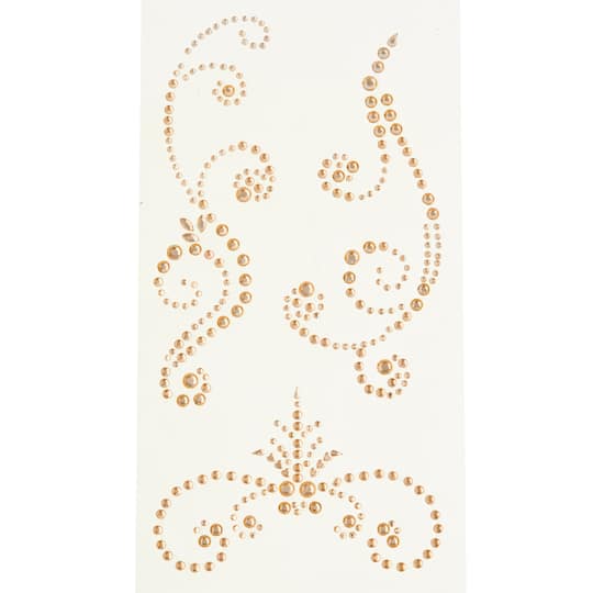 Champagne Adhesive Rhinestones by Recollections&#x2122;